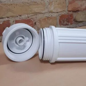 Housing White 10'' IN-OUT 1/4'' Double O'ring,Tmax=38C ,Pmax=4,5Bar