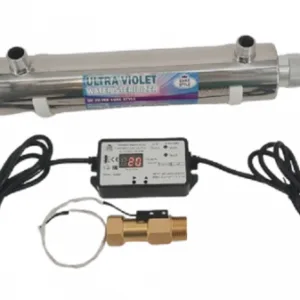 UV Filter 16W Luxe Style In-Out 1/2” with Auto On-Off Power by Flow Sensor 0,48 T/h