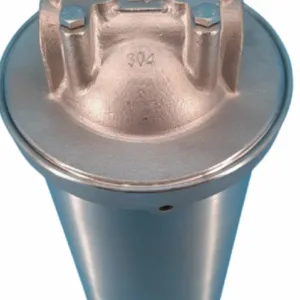 10" BB SS-304 Housing with SS-304 Head 1,0" In-Out/ Wrench/bracket, T=5-70C, P<6 Bar