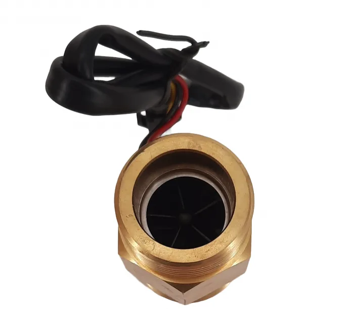 Flow Sensor Volume Counting ( with 3 wires ) Brass In-Out 1,0"