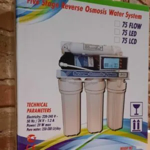 100 FLOW WITH PLASTIC TANK 3,2G - De Luxe SS 304 / RO memb. x 1 pcs