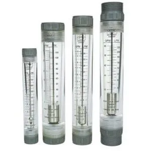 Flow meter 10GPM 1'' connection Vertical