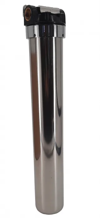 20" SLIM SS Housing,Plastic Head, Brass Port 3/4",wrench+SS Bracket