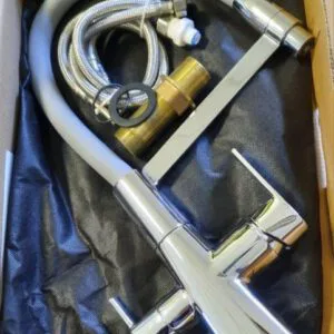 Kitchen faucet DE LUXE 3 in 1 GLAZED Article 122 CH