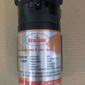 Pump KRAUSEN NEW LINE D 24V 3.5A thread 3/8''- 800 GPD
