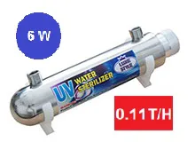 UV Filter 6W Luxe Style In-Out 1/4” 0,11 T/h, FULL SMALL BOX 10 pcs.