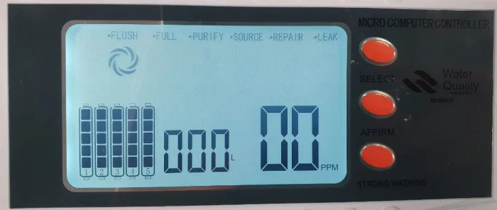 Computer Board "LCD-2" 36V with leakage protector, 1 TDS sensor, Flow control 3/8''