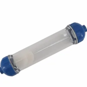 2,0" EMPTY Transparent Housing Blue Caps