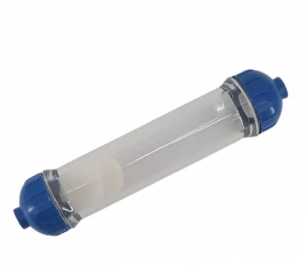 2,0" EMPTY Transparent Housing Blue Caps