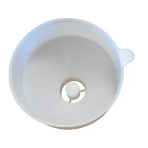 Funnel for Vessel with 2.5'' whole - White plastic