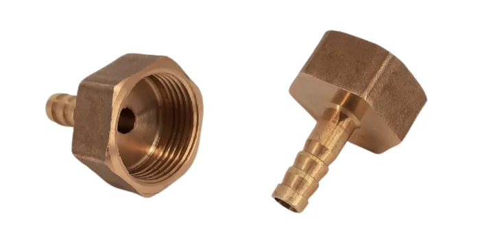 BRASS Connector 3/4" F-THREAD * Connector For HOSE 8 mm