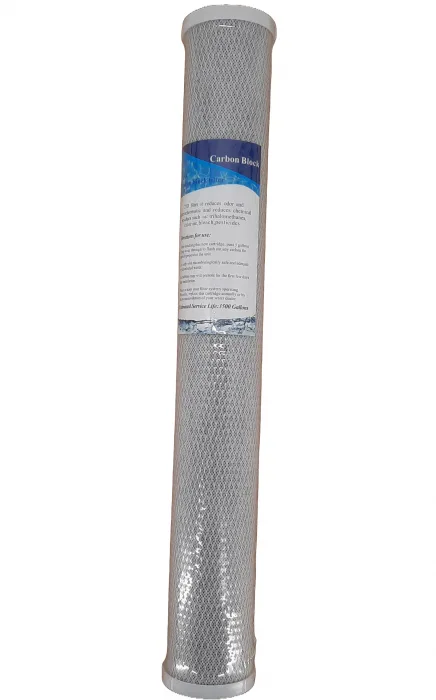 ACTIVATED CARBON BLOCK – CTO CARTRIDGE 20” 10 MIC SLIM-T, BOX = 20 pcs