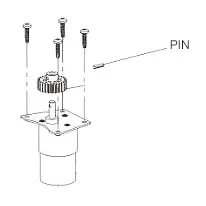Pin for motor F63C; F68C ( Part. No.8993001 )