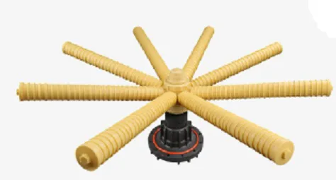 Bottom Distrib.8-horns with Flange 6", horn length 445mm, diam.53mm, connector 90mm for FRP 42"-48'