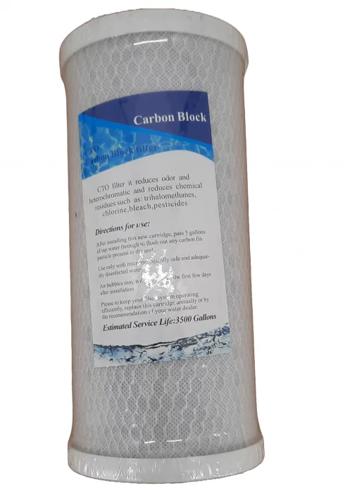 ACTIVATED CARBON BLOCK – CTO CARTRIDGE 10” 5 MIC BIG BLUE-T, BOX = 12 pcs