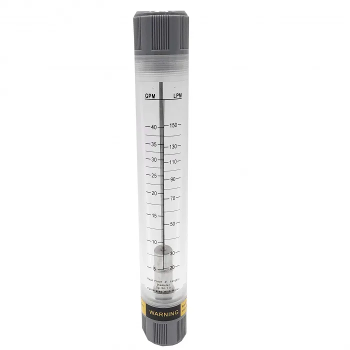 Flow meter 40GPM 1'' connection Vertical