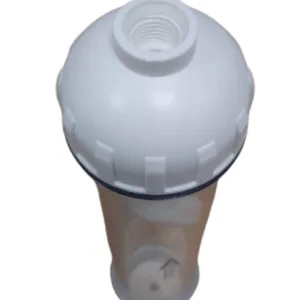 2,0" EMPTY Transparent Housing White Caps