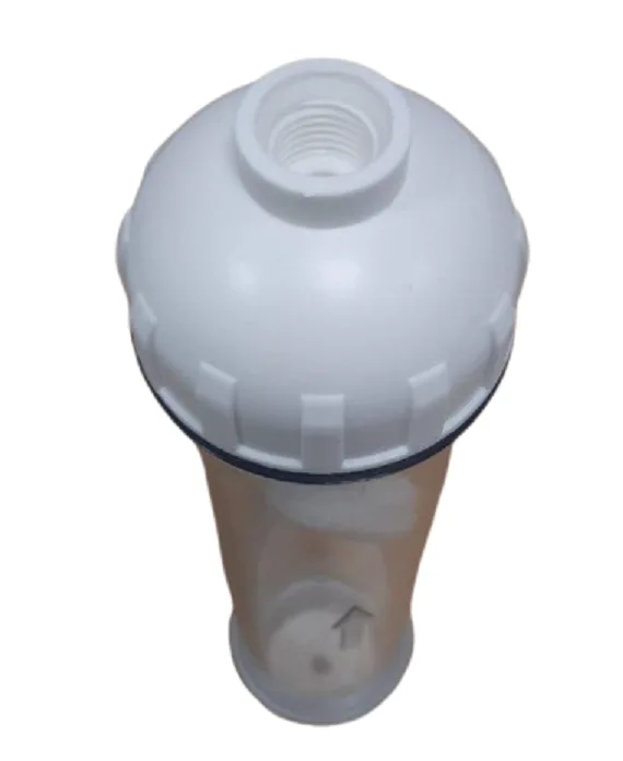 2,0" EMPTY Transparent Housing White Caps