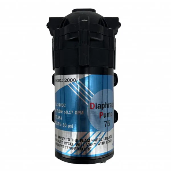 Pump 75 GPD 24V 0.65A QCF 1/4''