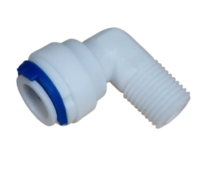 QCF-002C-L 3/8'' tube x 1/4'' thread male ( Bag 20 pcs )