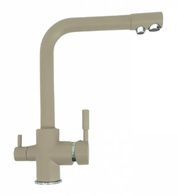 Kitchen faucet STANDART 3 in 1 BEIGE GRANIT Article 202 BG-GR