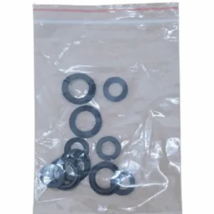 Black Rubber O'rings SET: 5 pcs. 23*15*2,5 mm + 5 pcs. 16*11*2 mm (2*5=10pcs./bag)