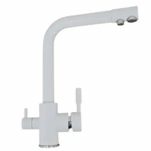 Kitchen faucet STANDART 3 in 1 WHITE Article 202 WH