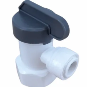 QCF-024-L 3/4” Thread F -3/8” Tube Ball Valve for RO Tank 11/20/28G