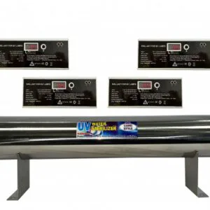 UV filter with 4 lamps LUXE STYLE 55W = 220W, 2'', 10.8t / h max WITH TIMER TRANSFORMER