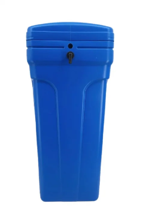 Salt Tank 100 Lit Brine Valve Model A - Blue (38x38x87,5h cm)