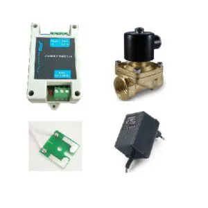 Water ALARM LEAK Protector System with Open Style Solenoid 1,5" Brass