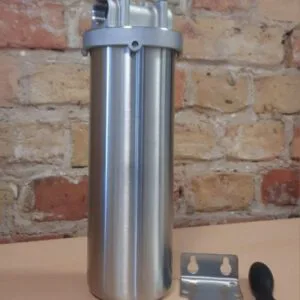 10" SLIM SS Housing with SS Head 3/4", wrench & bracket, T=5-65C, P=0-5 Bar