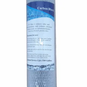 ACTIVATED CARBON BLOCK – CTO CARTRIDGE 10” 1 MIC SLIM-T, BOX = 25 pcs