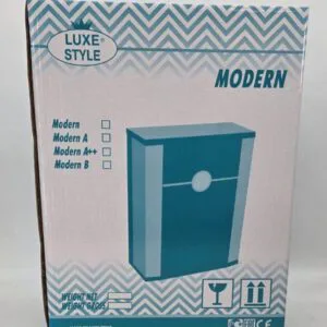 Luxe Style-200-1812 NEW MODERN SLIM-10 cm BLACK TDS*2, New Plastic 2,0G, De Luxe / RO memb. x 1 pcs