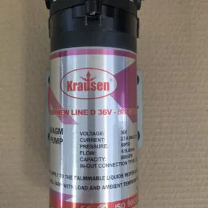 Pump KRAUSEN NEW LINE D 36V 2.7A QCF 3/8'' – 800 GPD