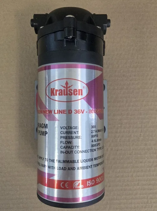 Pump KRAUSEN NEW LINE D 36V 2.7A QCF 3/8'' – 800 GPD