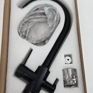 Kitchen faucet CLASSIC 3 in 1 BLACK Article 201 BL SS-304