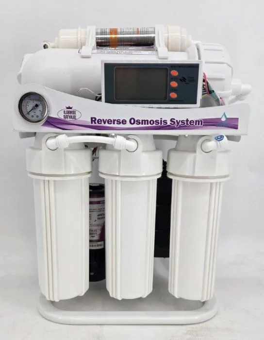 Luxe Style 1600-3413-100 Stable Press. LCD-TDS*2, Pure water=3,5-4,0Lit/min, De Luxe/RO memb.x 1 pcs