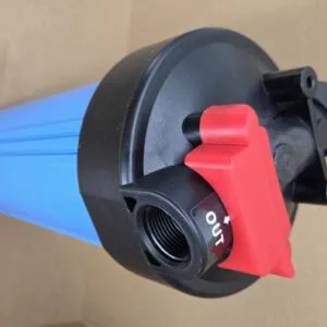 BIG BLUE 20" 1,0” In-Out BAG FILTER with PP Bag 50 mic