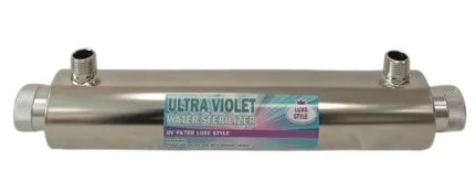 UV Filter LUXE STYLE AISI-304 In-Out 1/2" 16 W NEW-24 0,8 T/h diam/length 63,5/380 mm