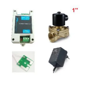 Water ALARM LEAK Protector System with Open Style Solenoid 1/0" Brass