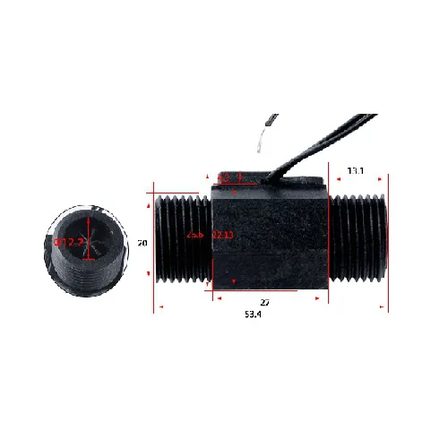 UV FILTER ON-OFF POWER AUTO SWITCH System WITH FLOW SENSOR 1/2'' ( plastic flow sensor )