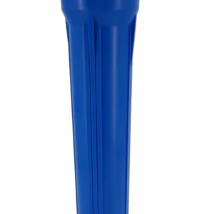 Housing Blue 20'' IN-OUT 3/4'' Brass Port with Wrench and Bracket, Tmax=38C ,Pmax=4,5Bar
