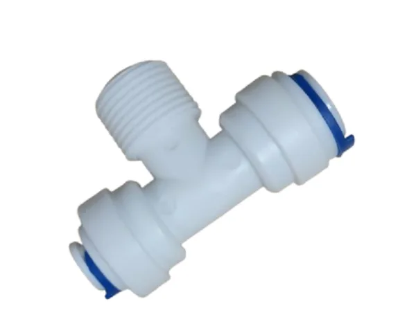 QCF-007D-T 1/4'' tube - 3/8'' thread male - 3/8'' tube ( Bag 20 pcs )