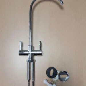 Gate faucet Double DE LUXE QUICK with 7 cm thread