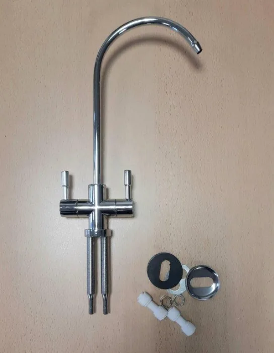 Gate faucet Double DE LUXE QUICK with 7 cm thread