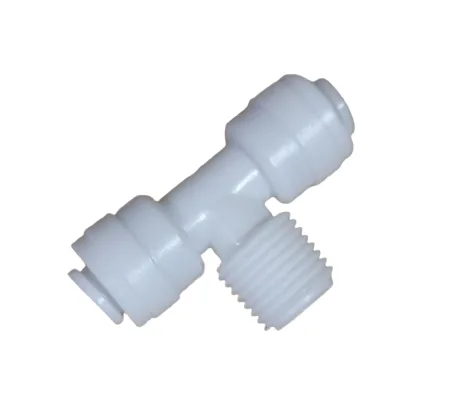 QCF-007A-T 1/4'' tube - 1/4'' thread male - 1/4'' tube ( Bag 20 pcs )