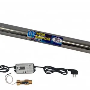 UV Filter 55W Luxe Style In-Out 3/4” with Auto On-Off Power by Flow Sensor 2,7 T/h