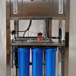 Luxe Style RO-1500 PRO-25 4040 SS * 1 with 3 prefilters 20” WITHOUT RO MEMBRANE 4040