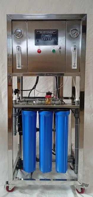 Luxe Style RO-1500 PRO-25 4040 SS * 1 with 3 prefilters 20” WITHOUT RO MEMBRANE 4040